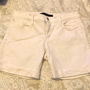 Joe's Jeans white denim shorts